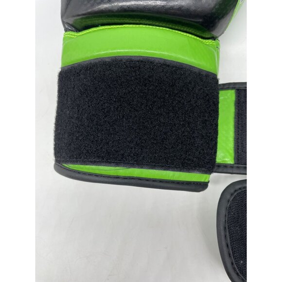 Ringside Apex IMF Tech Boxing Gloves 16 Oz Green & Black Synthetic Leather - Picture 9 of 11